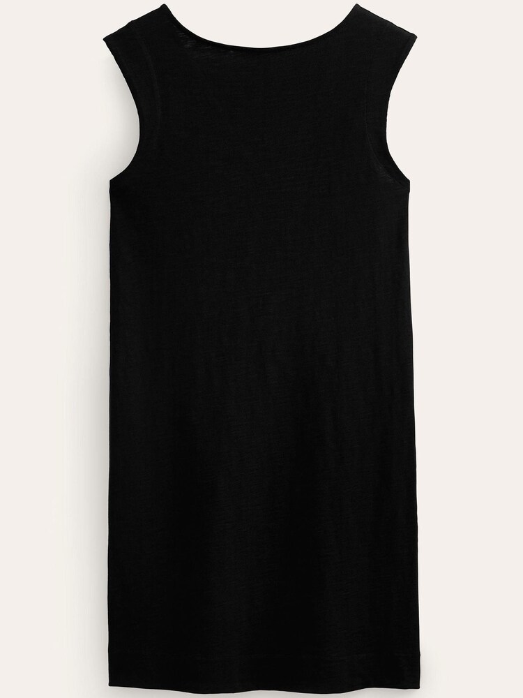 Boden Black Sleeveless Jersey Shift Dress - Image 5 of 5