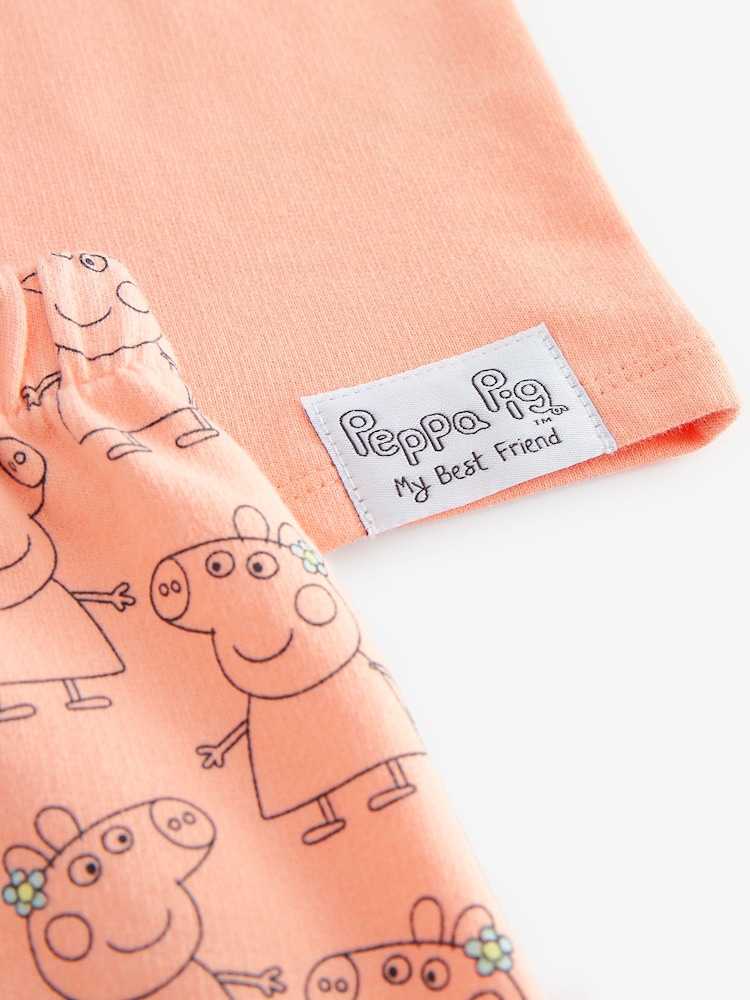 Pink Peppa Pig T-Shirt & Shorts Set (3mths-7yrs) - Image 1 of 1