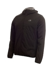 Calvin Klein Golf Black Ultron Waterproof Hooded Jacket - Image 5 of 7