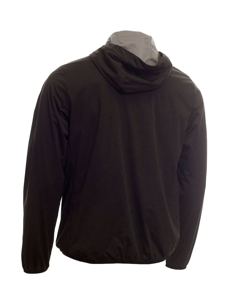 Calvin Klein Golf Black Ultron Waterproof Hooded Jacket - Image 6 of 7