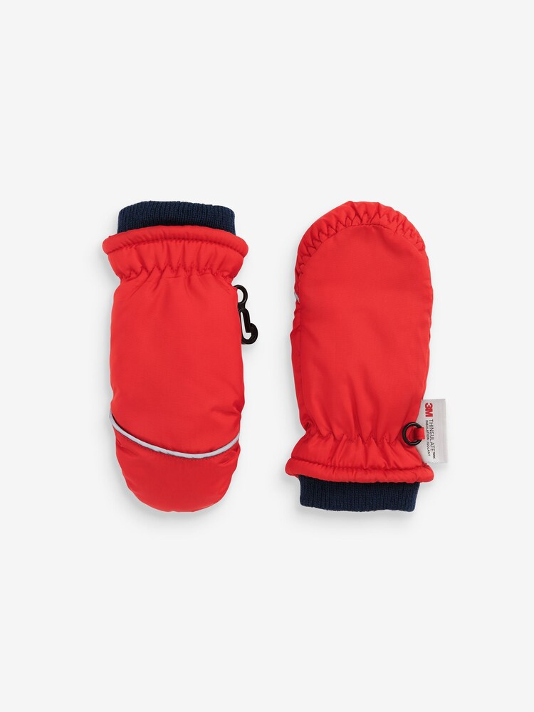 Red Ski Mittens (3mths-6yrs) - Image 1 of 1 Red Ski Mittens (3mths-6yrs) - Image 1 of 1