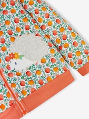JoJo Maman Bébé Rust Orange Floral Hedgehog Cosy Hoodie - Image 4 of 4