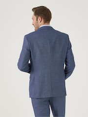Skopes Blue Tailored Fit Watson Wool Blend Suit: Jacket - Image 2 of 4