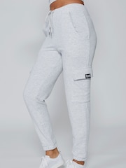 Pineapple Grey Womens Cargo Joggers - Image 1 of 5