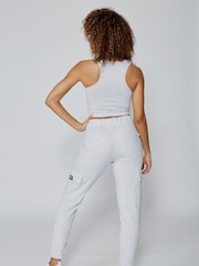 Pineapple Grey Womens Cargo Joggers - Image 4 of 5