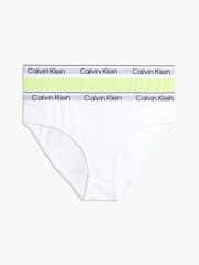 Bela/zelena - Calvin Klein modernih bombažnih bikini spodnjic, komplet 2 - Slika 1 iz 1