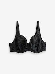 Red/Black DD+ Non Pad Full Cup Lace Detail Ultimate Comfort Bras 2 Pack - Image 9 of 11