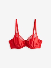 Red/Bright Pink/Neutral DD+ Non Pad Full Cup Bras 3 Pack with Side Support - Image 7 of 10