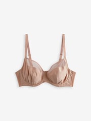 Red/Bright Pink/Neutral DD+ Non Pad Full Cup Bras 3 Pack with Side Support - Image 9 of 10