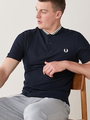 Fred Perry Bomber Collar Polo Shirt - Image 1 of 7