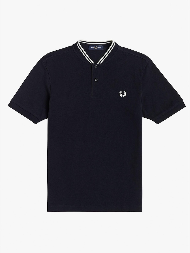 Fred Perry Bomber Collar Polo Shirt - Image 5 of 7
