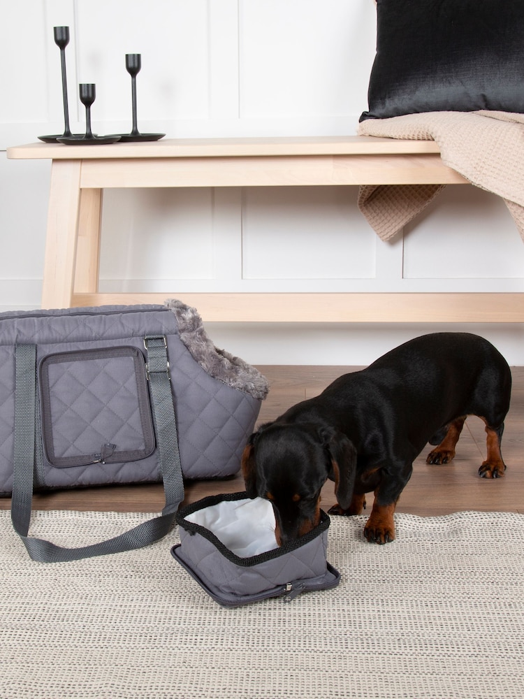 Scruffs Grey Wilton Dog Carrier - Image 2 of 5
