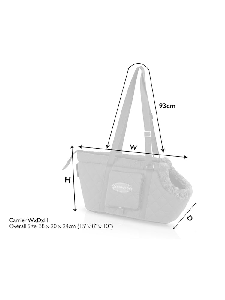 Scruffs Grey Wilton Dog Carrier - Image 5 of 5