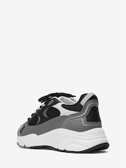 CLEENS Black/White Pulse Runner Trainers - Image 4 of 5