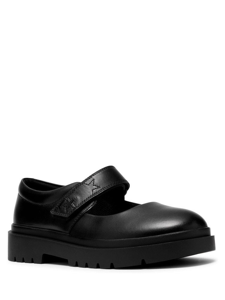Clarks Black Derry Bar Youth Shoes - Image 2 of 6 Clarks Black Derry Bar Youth Shoes - Image 2 of 6