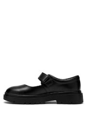 Clarks Black Derry Bar Youth Shoes - Image 3 of 6