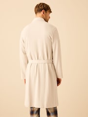 Stone Lightweight Waffle Dressing Gown - Image 3 of 5