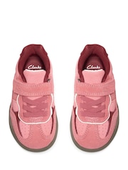 Clarks Pink Cypress Pop Toddler Trainers - Image 4 of 6