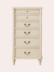 Laura Ashley Ivory Clifton Chest of 6 Drawer Drawers - Image 2 of 3