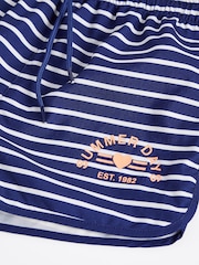 Navy/White Stripe Quick Dry Beach Shorts - Image 3 of 3