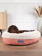 Scruffs Terracotta Ellen Dog or Cat Ring Donut Bed - Image 1 of 5