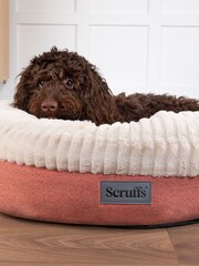 Scruffs Terracotta Ellen Dog or Cat Ring Donut Bed - Image 2 of 5