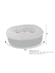 Scruffs Terracotta Ellen Dog or Cat Ring Donut Bed - Image 5 of 5