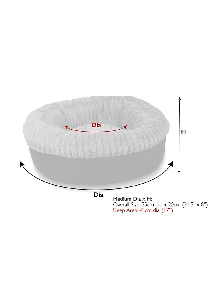Scruffs Terracotta Ellen Dog or Cat Ring Donut Bed - Image 5 of 5