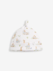JoJo Maman Bébé Blue 3-Piece Peter Rabbit Sleepsuit, Jacket & Hat Set - Image 5 of 8