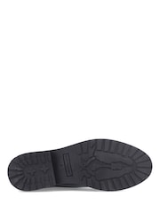 Hush Puppies Blue Verity Hi-Shine Monk Shoes - Image 3 of 3