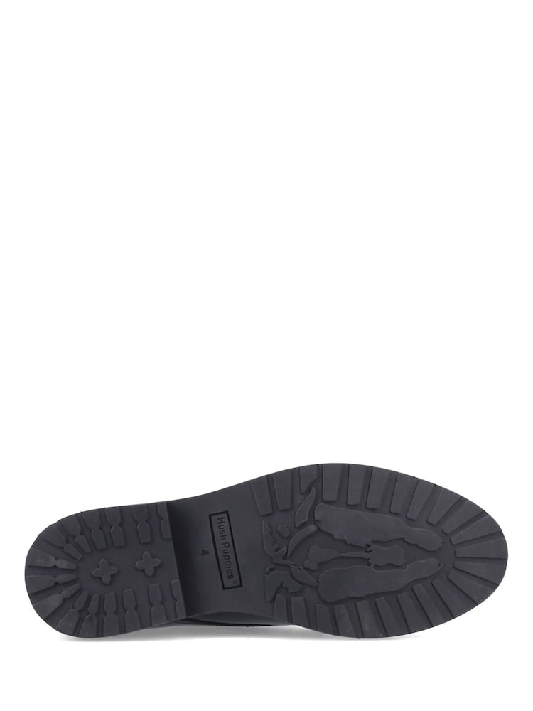 Hush Puppies Blue Verity Hi-Shine Monk Shoes - Image 3 of 3