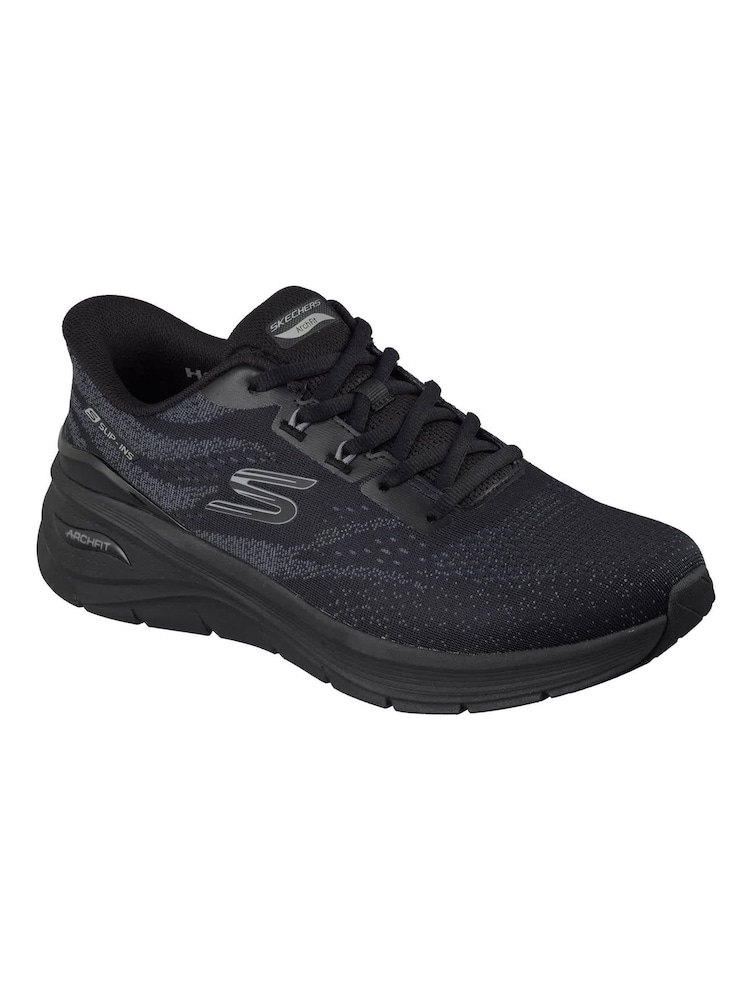 Skechers Black Arch Fit 3.0 Trainers - Image 2 of 3