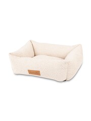 Scruffs Ivory Boucle Dog Box Bed - Image 3 of 6