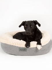 Scruffs Light Grey Ellen Dog or Cat Ring Donut Bed - Image 1 of 5