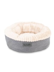 Scruffs Light Grey Ellen Dog or Cat Ring Donut Bed - Image 3 of 5