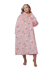 Character Pink Disney Aristocats Blanket Hoodie with Hood - Image 1 of 3