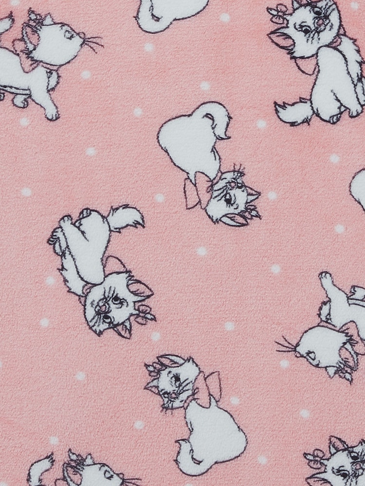 Character Pink Disney Aristocats Blanket Hoodie with Hood - Image 3 of 3