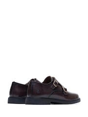 Hush Puppies Brown Verity Hi-Shine Monk Shoes - Image 4 of 6