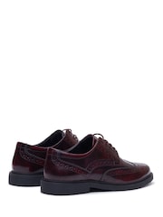 Hush Puppies Purple Verity Hi Shine Brogue Shoes - Image 4 of 4