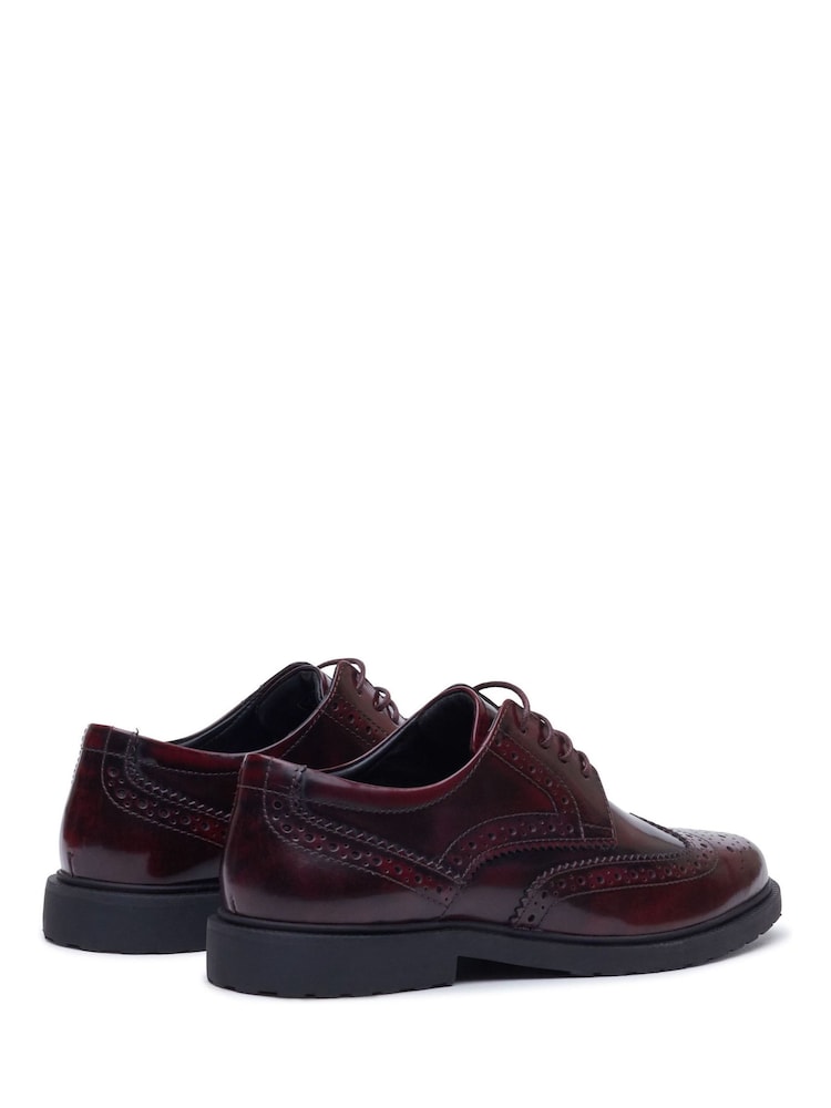 Hush Puppies Purple Verity Hi Shine Brogue Shoes - Image 4 of 4 Hush Puppies Purple Verity Hi Shine Brogue Shoes - Image 4 of 4