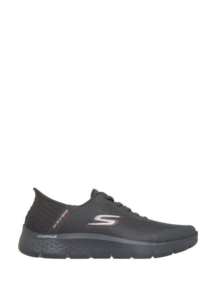 Skechers Grey GO WALK Flex Hands Up Shoes - Image 1 of 3 Skechers Grey GO WALK Flex Hands Up Shoes - Image 1 of 3