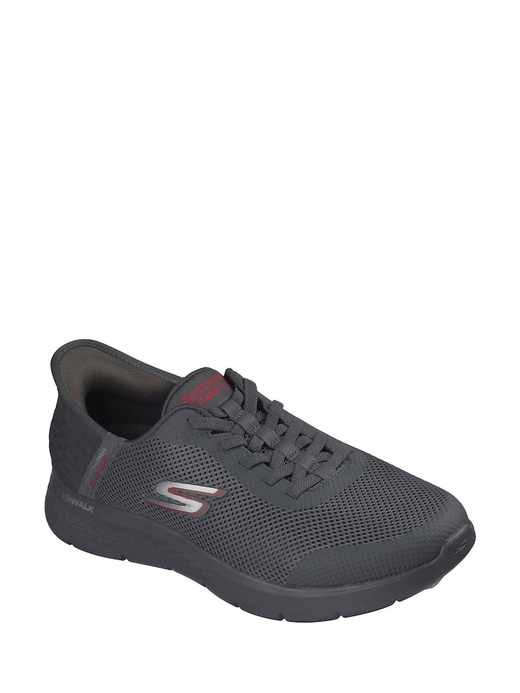 Skechers Grey GO WALK Flex Hands Up Shoes - Image 2 of 3 Skechers Grey GO WALK Flex Hands Up Shoes - Image 2 of 3