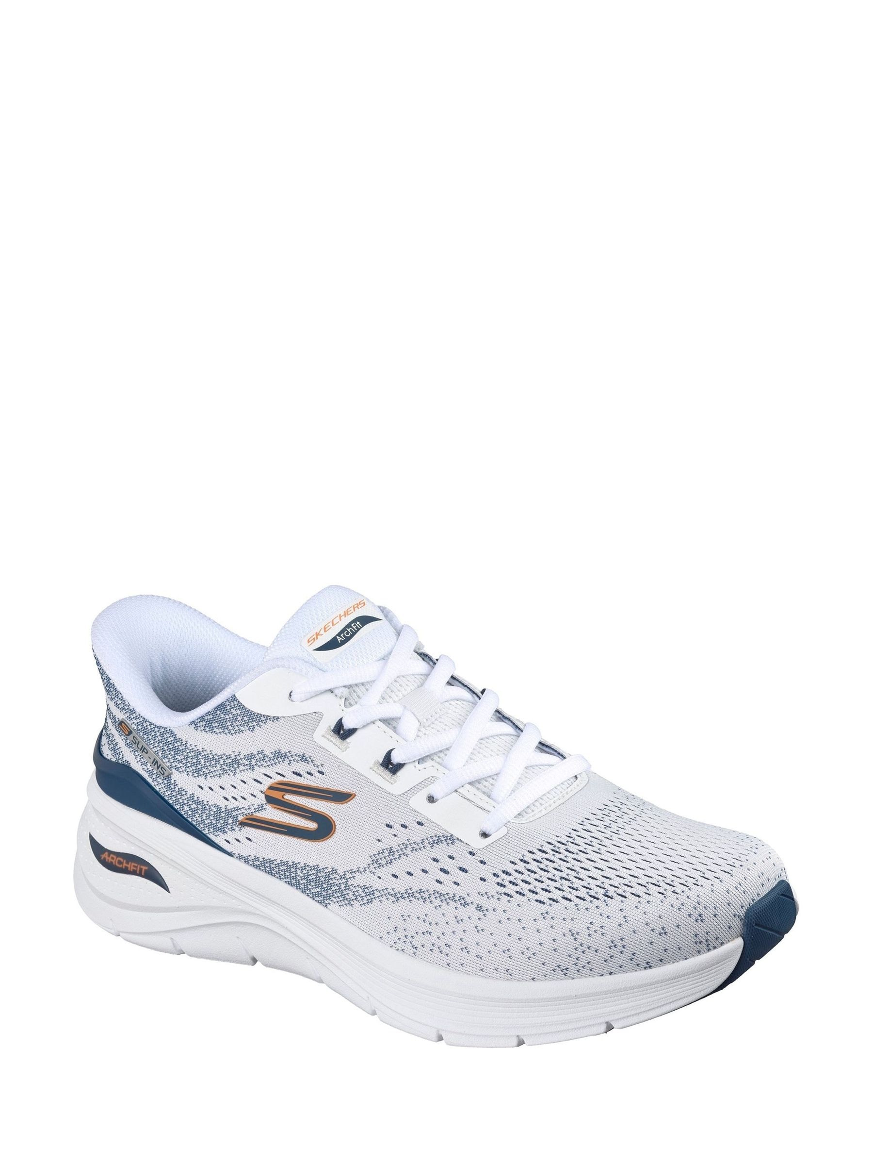 yy0110♡ Buy Skechers White/Blue Arch Fit 3.0 Trainers from Next USA