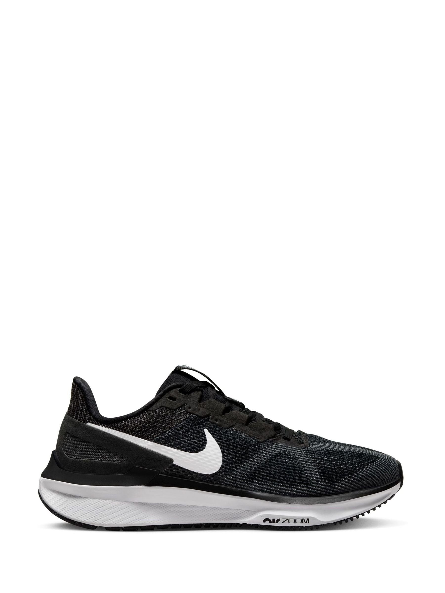 Buy Nike Black White Air Zoom Structure 25 Running Trainers from Next Norway