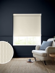 Emily Bond Linen Oscar Stripe Made to Measure Roller Blinds - Image 1 of 6