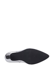 Hush Puppies Silver Nahla Kitten Heel Boots - Image 4 of 4