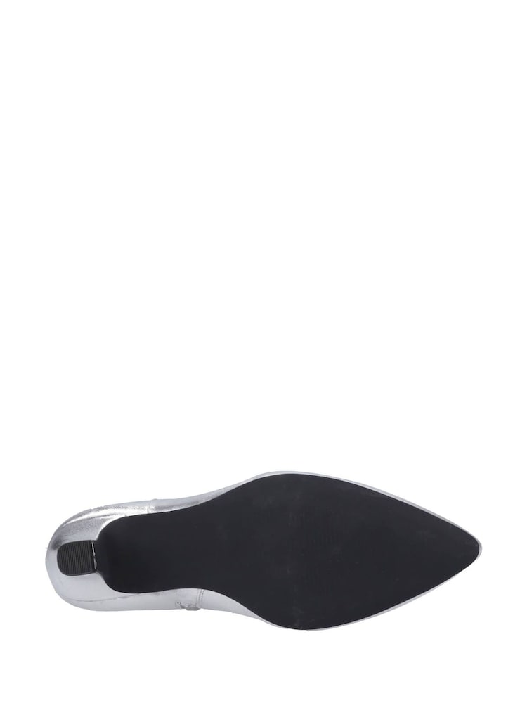 Hush Puppies Silver Nahla Kitten Heel Boots - Image 4 of 4 Hush Puppies Silver Nahla Kitten Heel Boots - Image 4 of 4