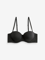 Black Floral Smoothing Selvedge Bra A-E - Image 6 of 8