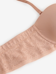 Praline Nude Floral Smoothing Selvedge Bra A-E - Image 6 of 7