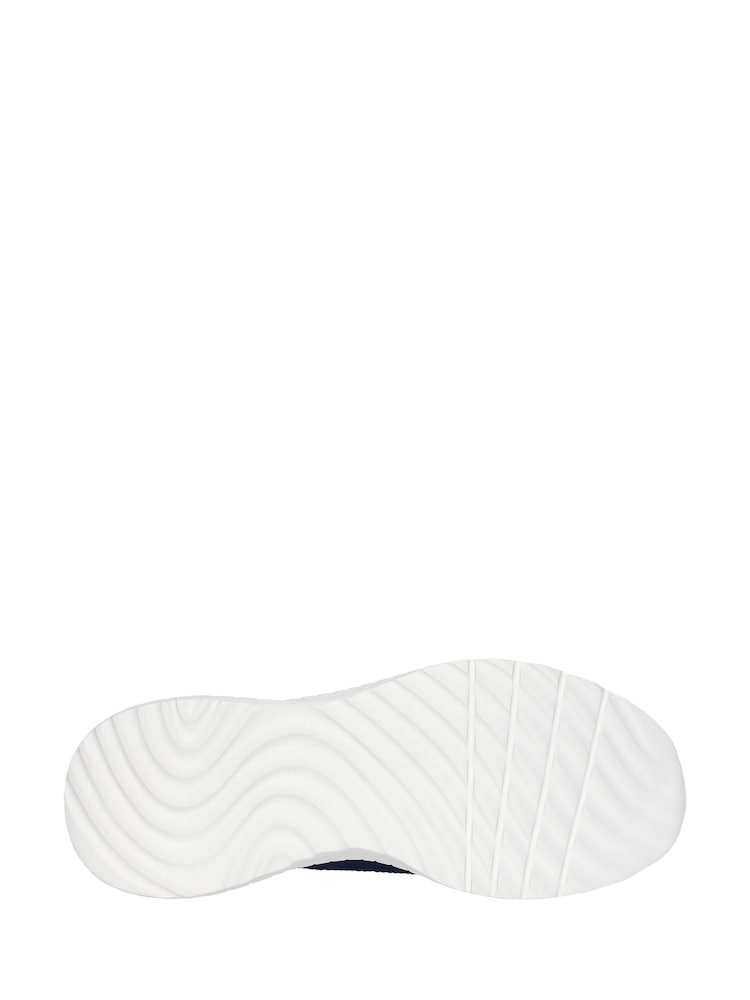 Skechers Blue Standard Fit Slip-ins Bobs Sport Squad Chaos Solid Step Trainers - Image 3 of 3 Skechers Blue Standard Fit Slip-ins Bobs Sport Squad Chaos Solid Step Trainers - Image 3 of 3